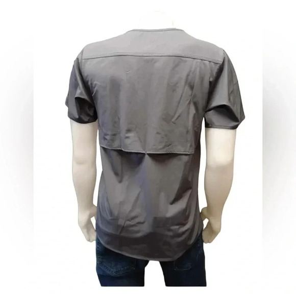 Carhartt Short Sleeve Pewter Scrub Top  Size Small - Picture 4 of 11